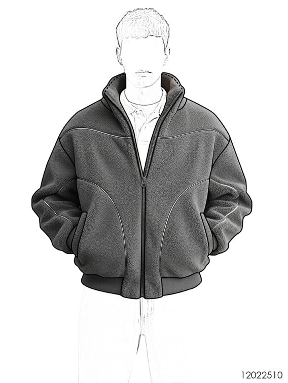 MOLDE CHAQUETA POLAR HOMBRE 2510