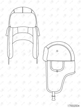 MOLDE GORRO USHANKA ACC 2504