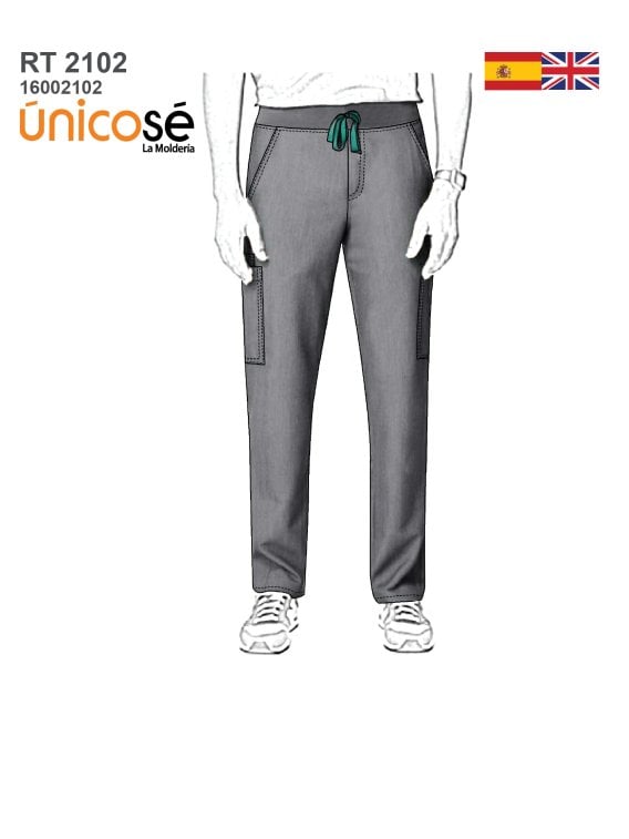 MOLDE PANTALON SANITARIO HOMBRE RT 2102