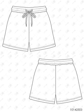 MOLDE SHORT BASICO MUJER 2503