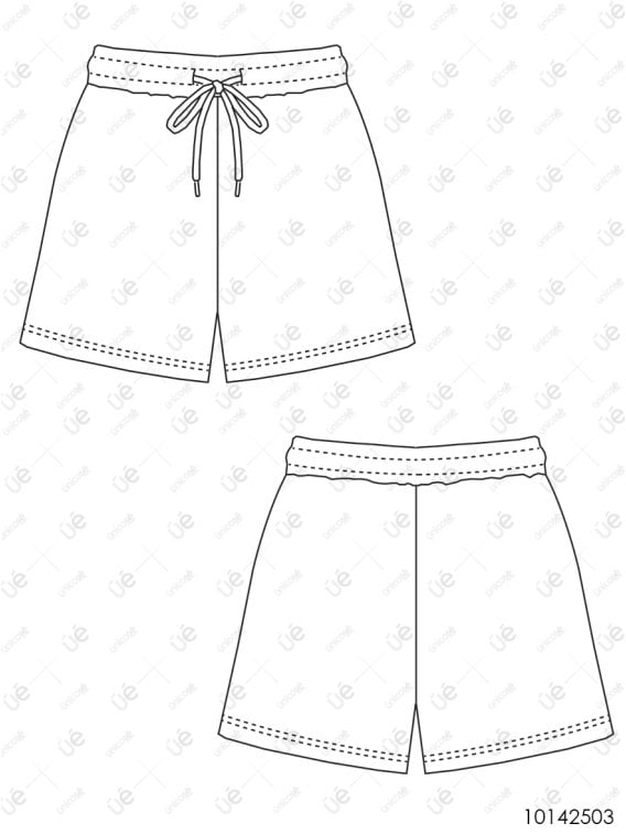 MOLDE SHORT BASICO MUJER 2503