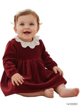 MOLDE VESTIDO CLASICO BEBE 2501
