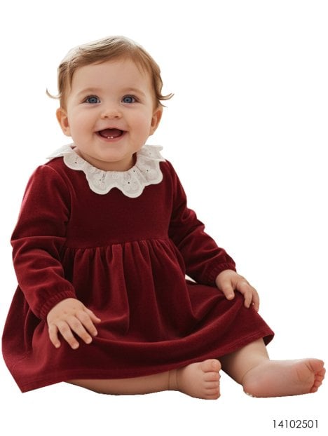 MOLDE VESTIDO CLASICO BEBE 2501