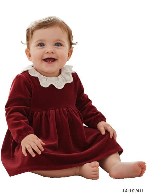MOLDE VESTIDO CLASICO BEBE 2501