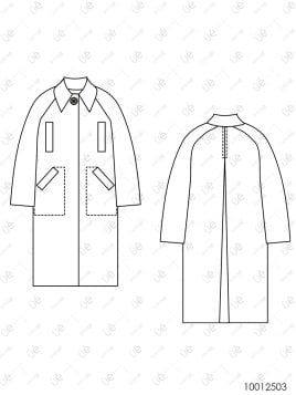 MOLDE ABRIGO MATELASSE MUJER 2503