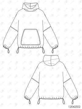 MOLDE POLERON OVESIZE UNISEX HOMBRE 2505