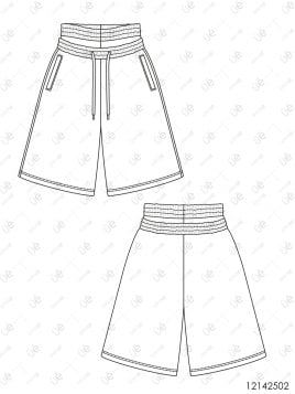 MOLDE SHORT OVERSIZE HOMBRE 2502