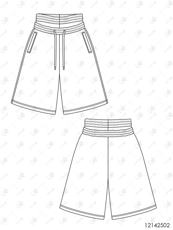 MOLDE SHORT OVERSIZE HOMBRE 2502