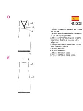 MOLDE CAMISA DE DORMIR MATERNAL 2003