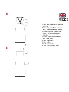 MOLDE CAMISA DE DORMIR MATERNAL 2003