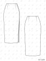 MOLDE FALDA MIDI MUJER 2504