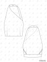 MOLDE TOP ASIMETRICO MUJER 2506