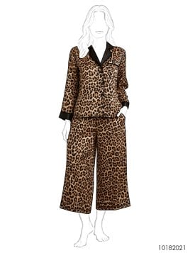 MOLDE PIJAMA 2 PIEZAS MUJER 2021