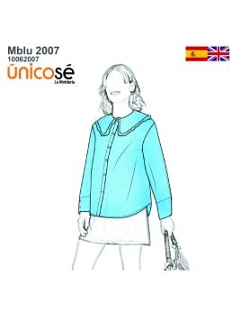 MOLDE BLUSA CUELLO BEBE MUJER 2007