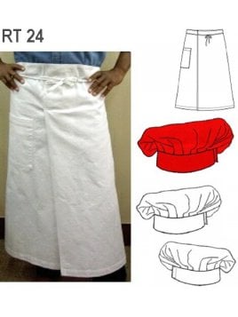 GORRO Y MANDRIL CHEF RT 0924,