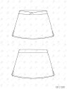 MOLDE FALDA SHORT ESCOLAR 1201