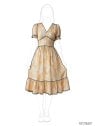 MOLDE VESTIDO IMPERIO MUJER 2601