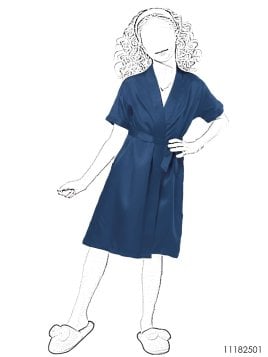 MOLDE PIJAMA BATA NIÑA 2501