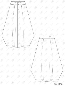 FALDA LARGA MUJER 2101