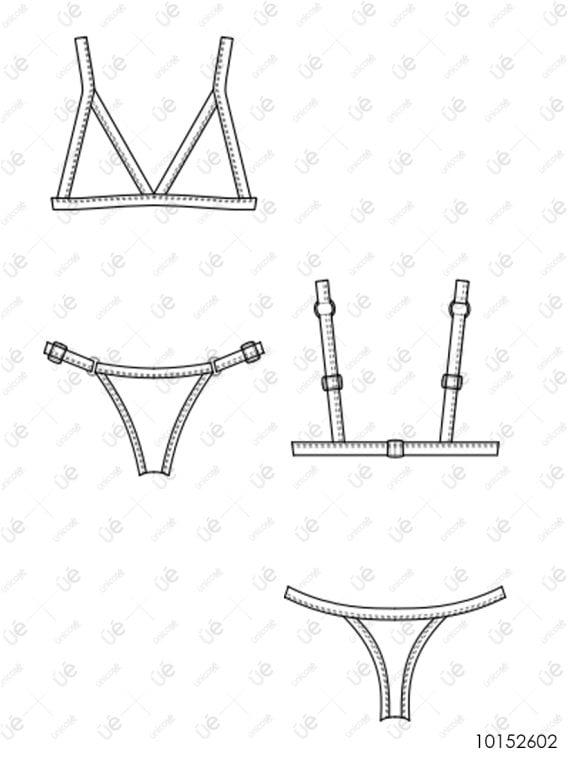 MOLDE TRAJE DE BAÑO 2 PIAZAS MUJER 2602