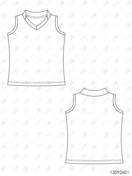 MOLDE ESCOLAR POLERA BASICA 2601