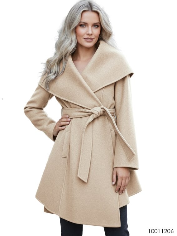 MOLDE ABRIGO CUELLO AMPLIO MUJER 1206
