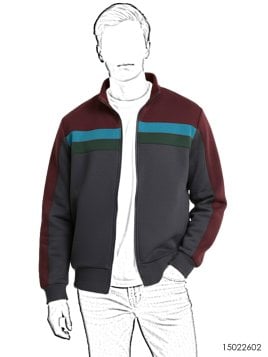 MOLDE CHAQUETA ESCOLAR CORTES 2602