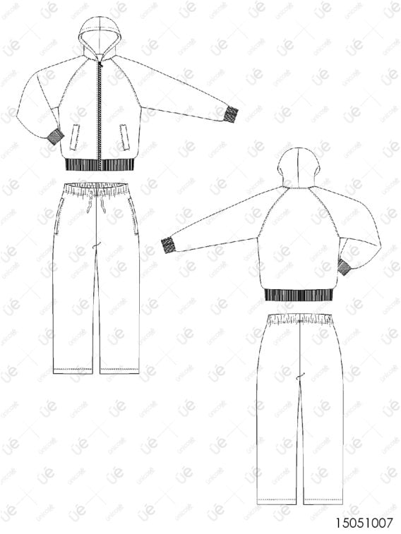 MOLDE BUZO ESCOLAR 1007