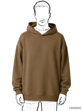 MOLDE POLERON BASICO OVERSIZE HOMBRE 2602