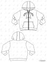 MOLDE POLERON CHAQUETA NIÑA 2601