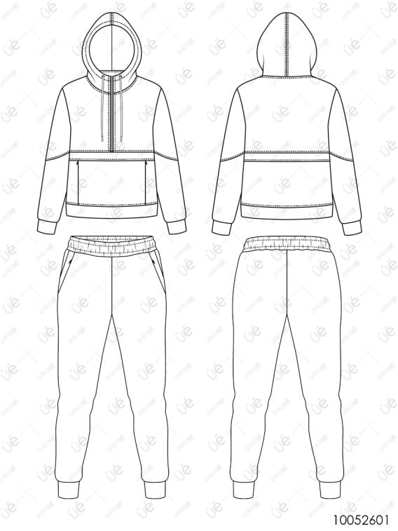 MOLDE BUZO DEPORTIVO MUJER 2601