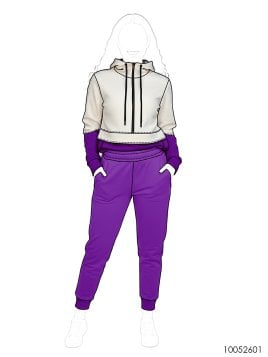 MOLDE BUZO DEPORTIVO MUJER 2601