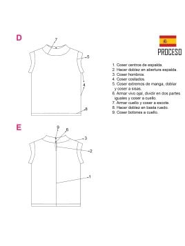 MOLDE POLERA CROP TOP MUJER 2006