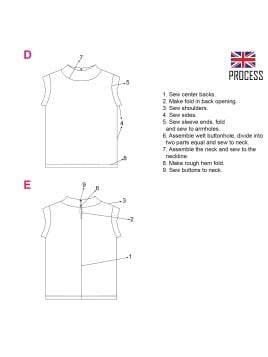 MOLDE POLERA CROP TOP MUJER 2006