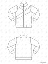 MOLDE CHAQUETA ESCOLAR CORTES 2601