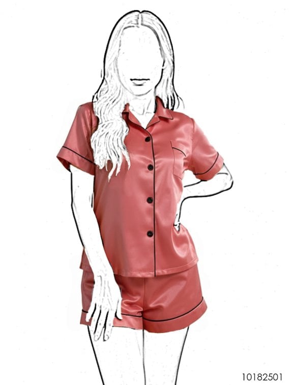 MOLDE PIJAMA 2 PIEZAS MUJER 2501