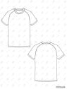 MOLDE DEPORTE CAMISETA RAGLAN 2604