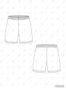 MOLDE DEPORTE SHORT BASICO 2606
