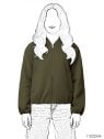 MOLDE CHAQUETA BOMBER NIÑA 2504