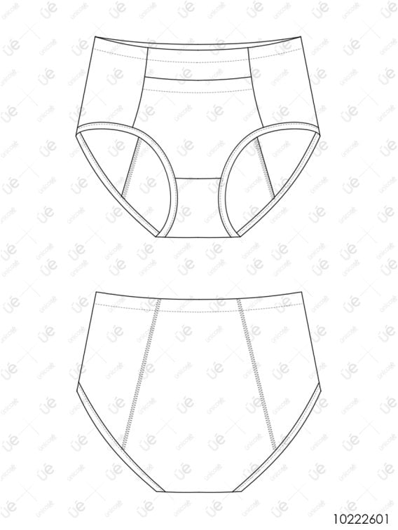 MOLDE INTERIOR CALZON MENSTRUAL MUJER 2601