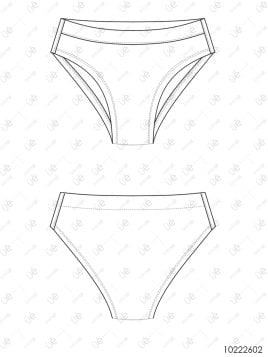 MOLDE INTERIOR CALZON MENSTRUAL MUJER 2602