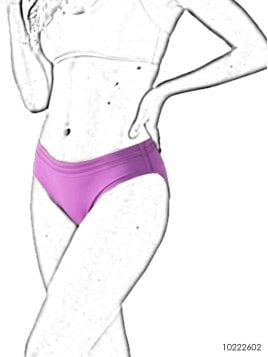 MOLDE INTERIOR CALZON MENSTRUAL MUJER 2602