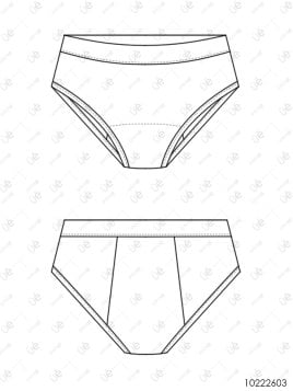 MOLDE INTERIOR CALZON MENSTRUAL MUJER 2603