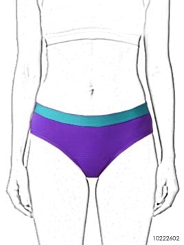 MOLDE INTERIOR CALZON MENSTRUAL MUJER 2603