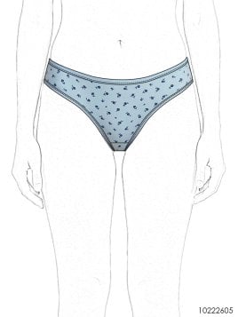 MOLDE INTERIOR COLALESS MUJER 2605