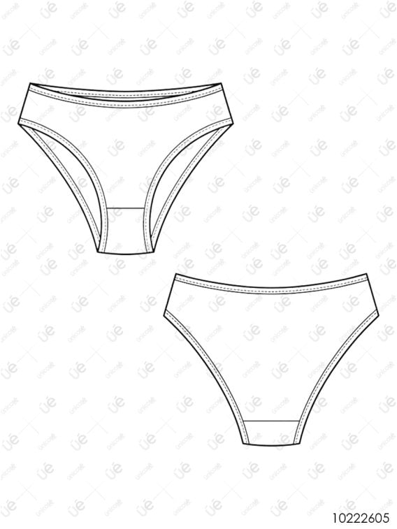 MOLDE INTERIOR CALZON VEDETINA MUJER 2606