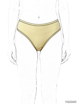 MOLDE INTERIOR CALZON VEDETINA MUJER 2606