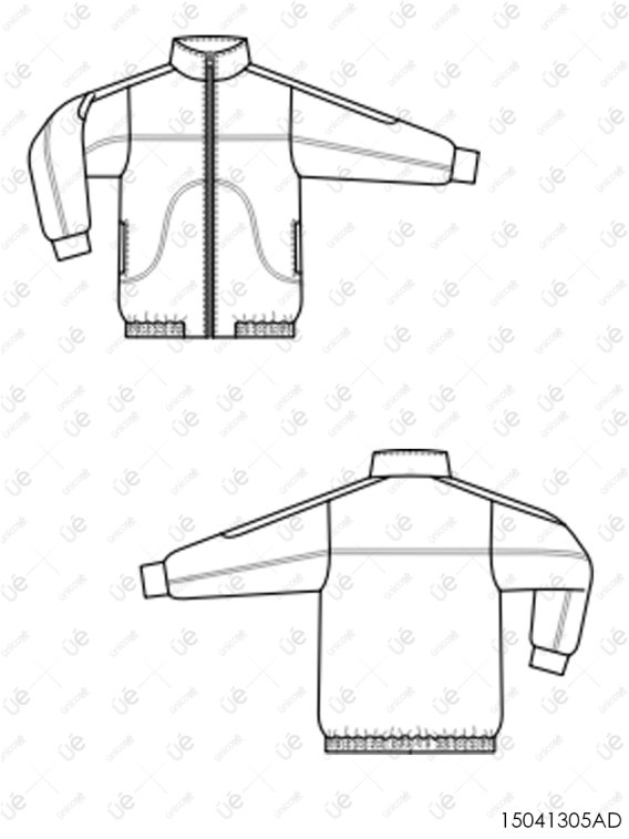 MOLDE POLERON ESCOLAR CORTES 1305AD