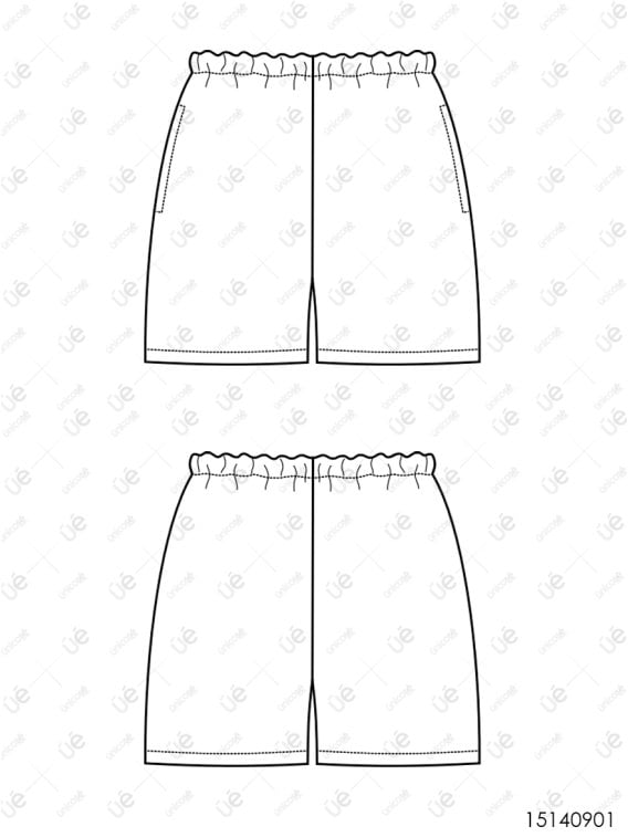 MOLDE ESCOLAR SHORT BASICO 0901