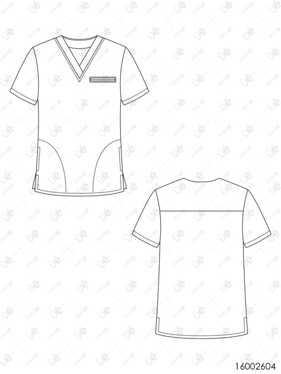 MOLDE CHAQUETA SANITARIA RT 2604